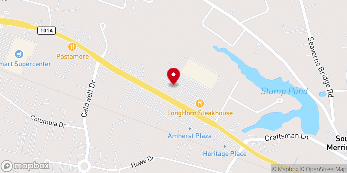 Map showing location of Supercuts