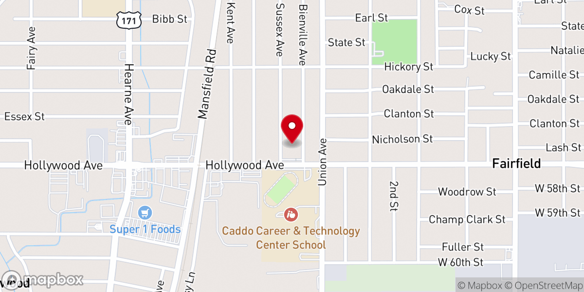 Map showing location of From Bondage To Freedom Church