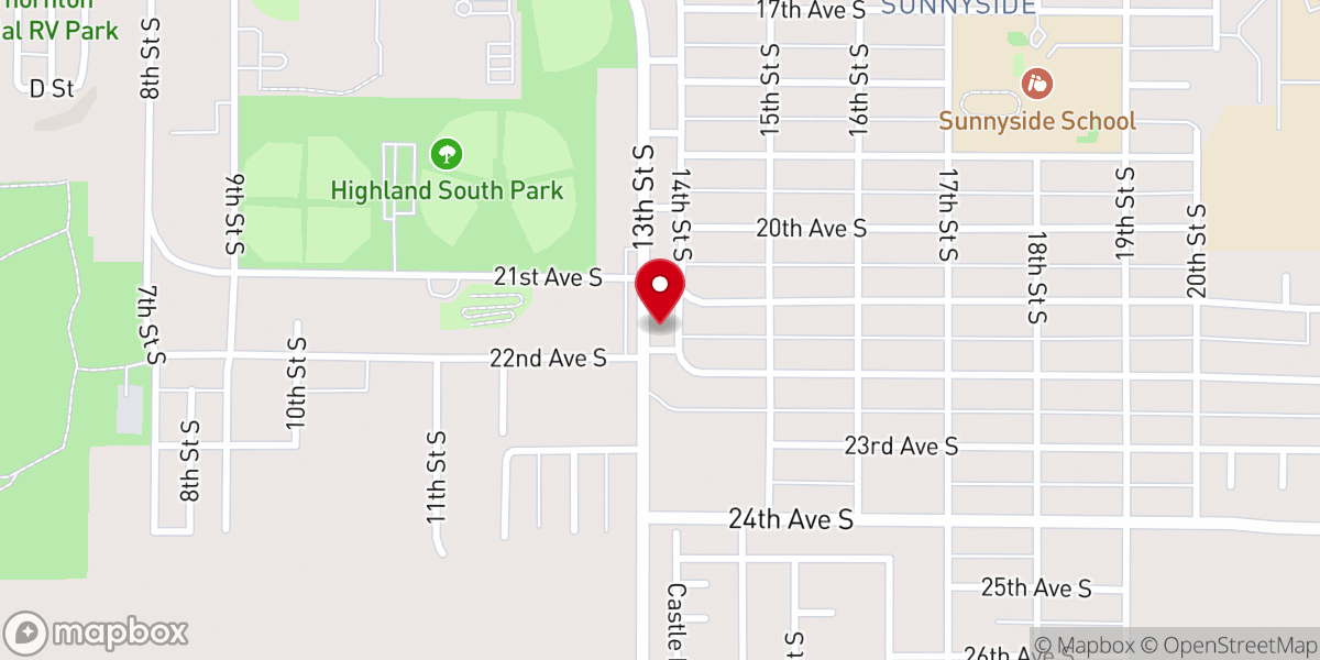 Map showing location of Praise Tabernacle United Pentecostal Church