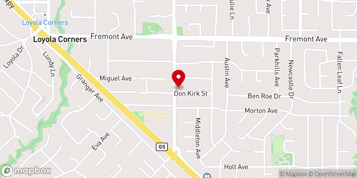 Map showing location of Immanuel Lutheran Church