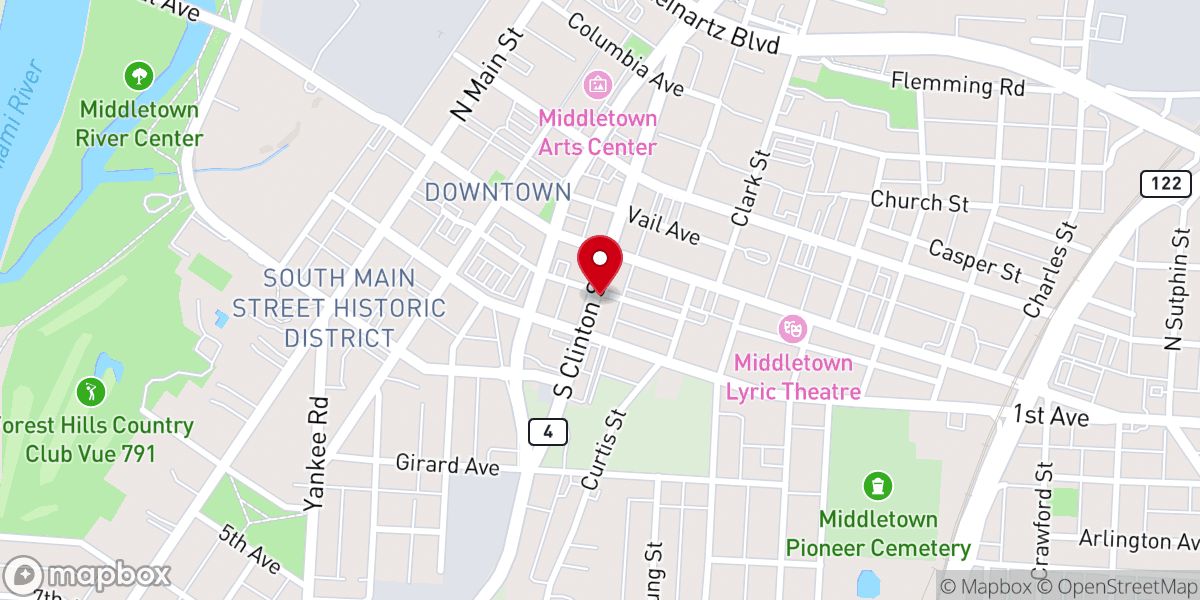 Map showing location of Gathering Outreach Mission