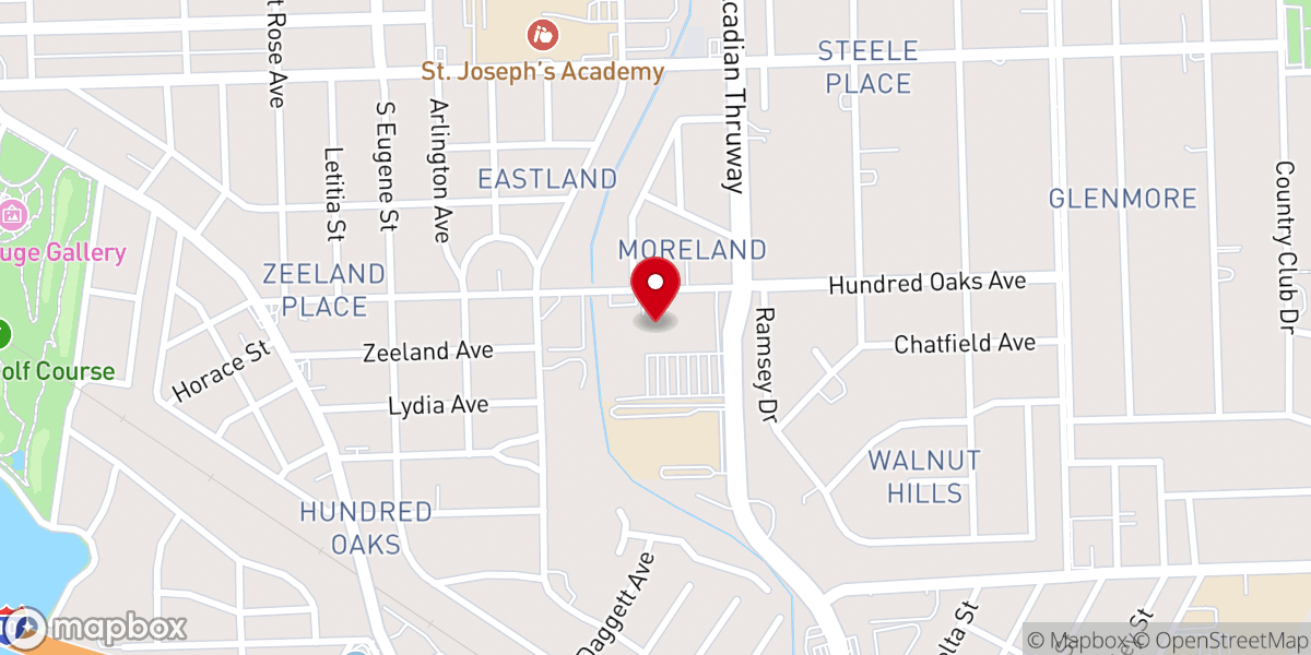 Map showing location of Evangelization and Catechesis - Catholic Diocese of Baton Rouge