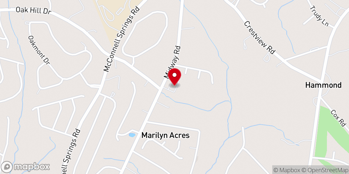 Map showing location of Gospel Light - Anderson