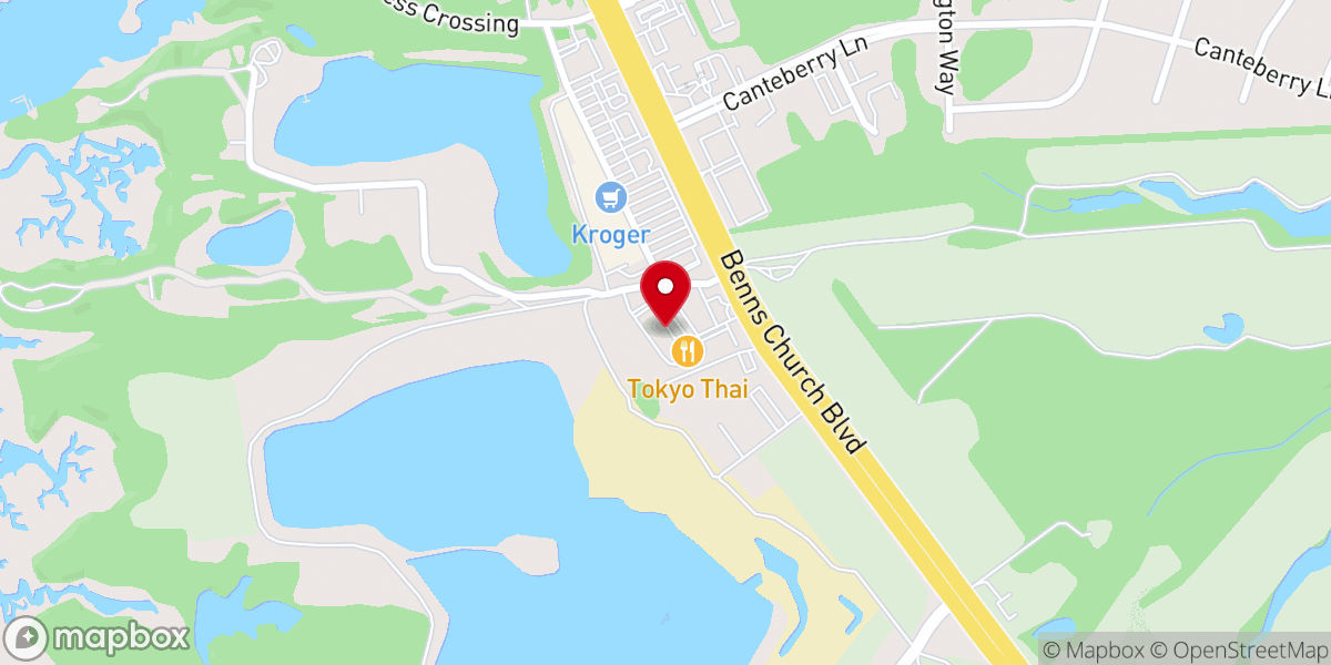 Map showing location of Farmer’s Table