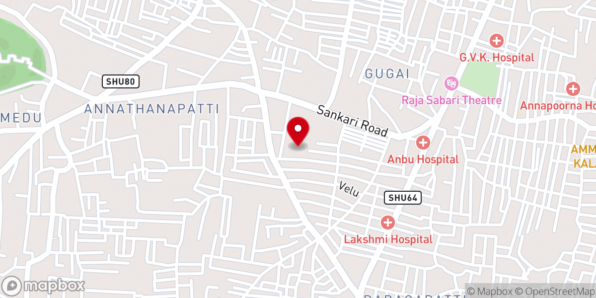 Map showing location of Fatima church