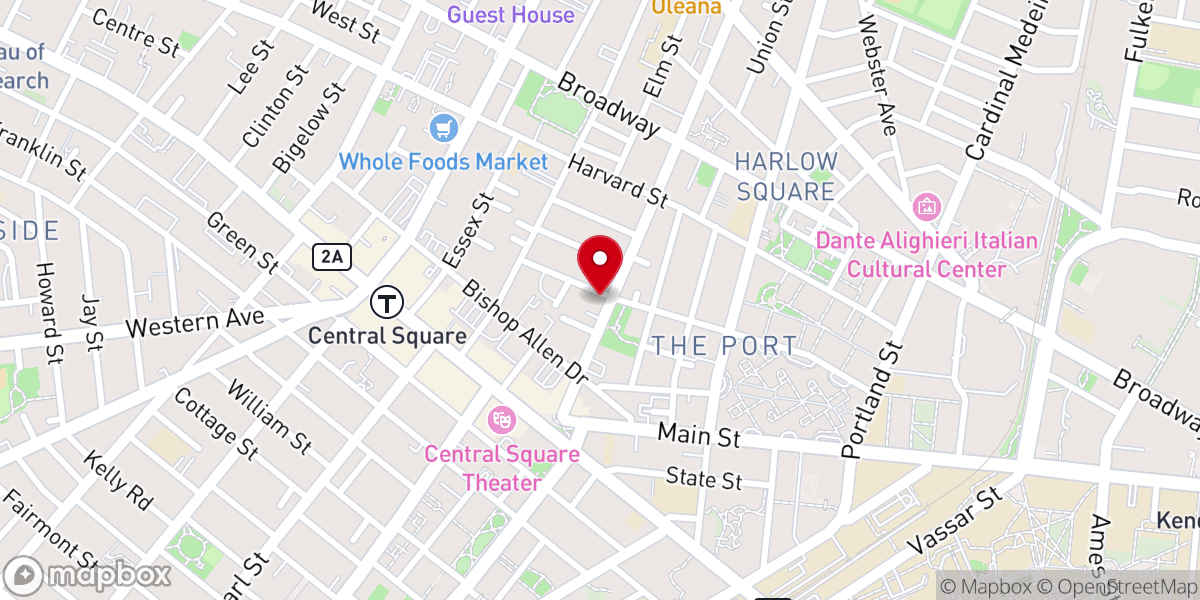 Map showing location of Emmanuel Disciples Ethiopian Evangelical Church Boston