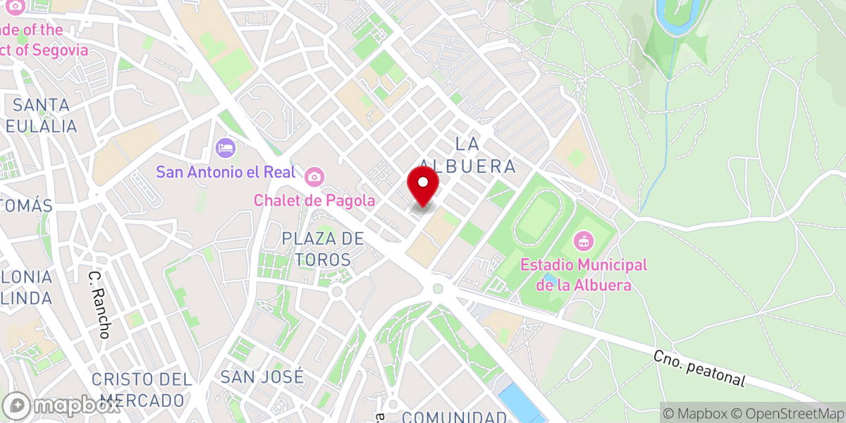 Map showing location of Parroquia Nuestra Señora del Carmen