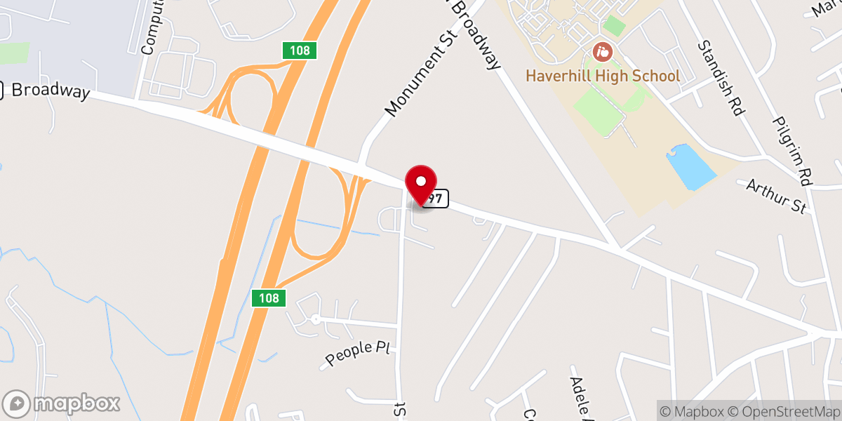 Map showing location of Living Grace Fellowship