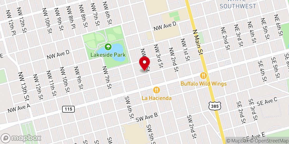Map showing location of The Church of God