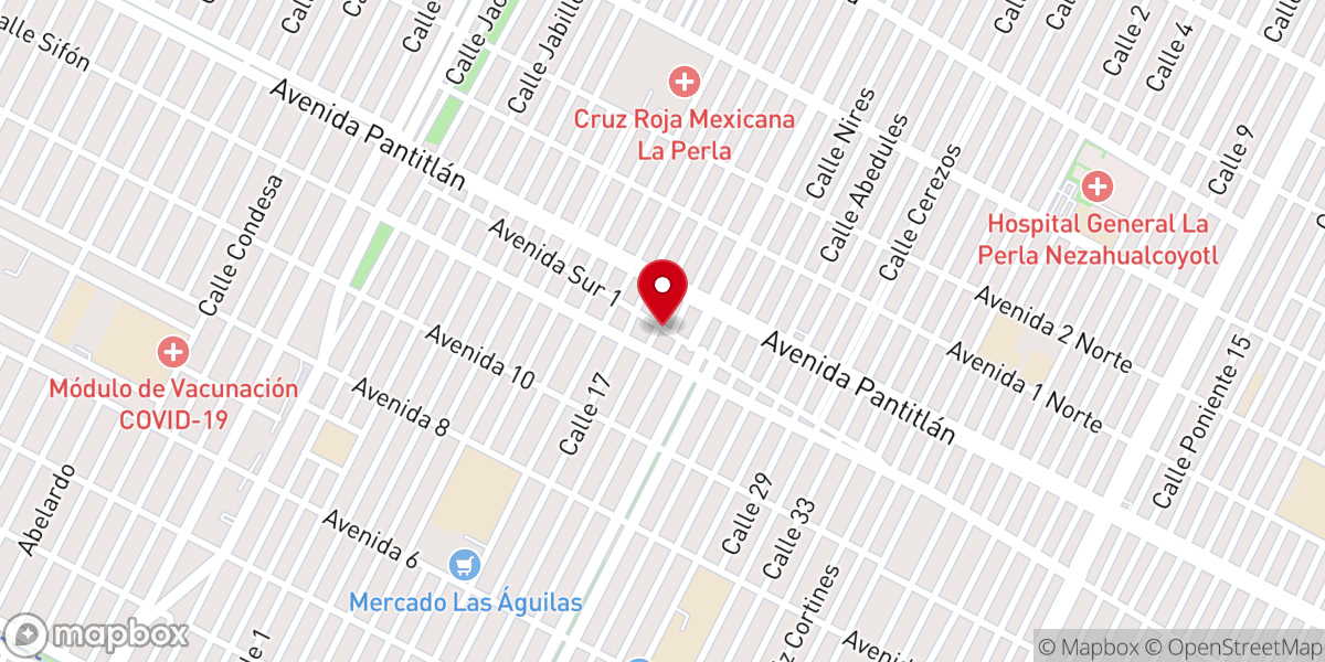 Map showing location of Iglesia Vida Victoriosa, A.R. CD.NEZA