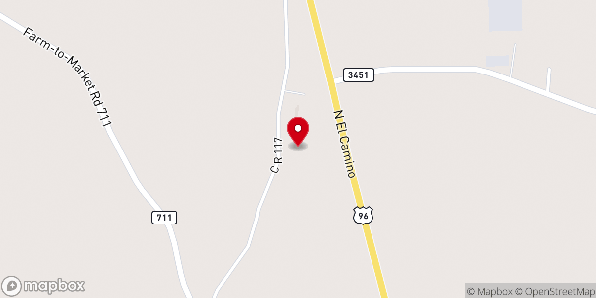Map showing location of Spirit of Love Baptist Church