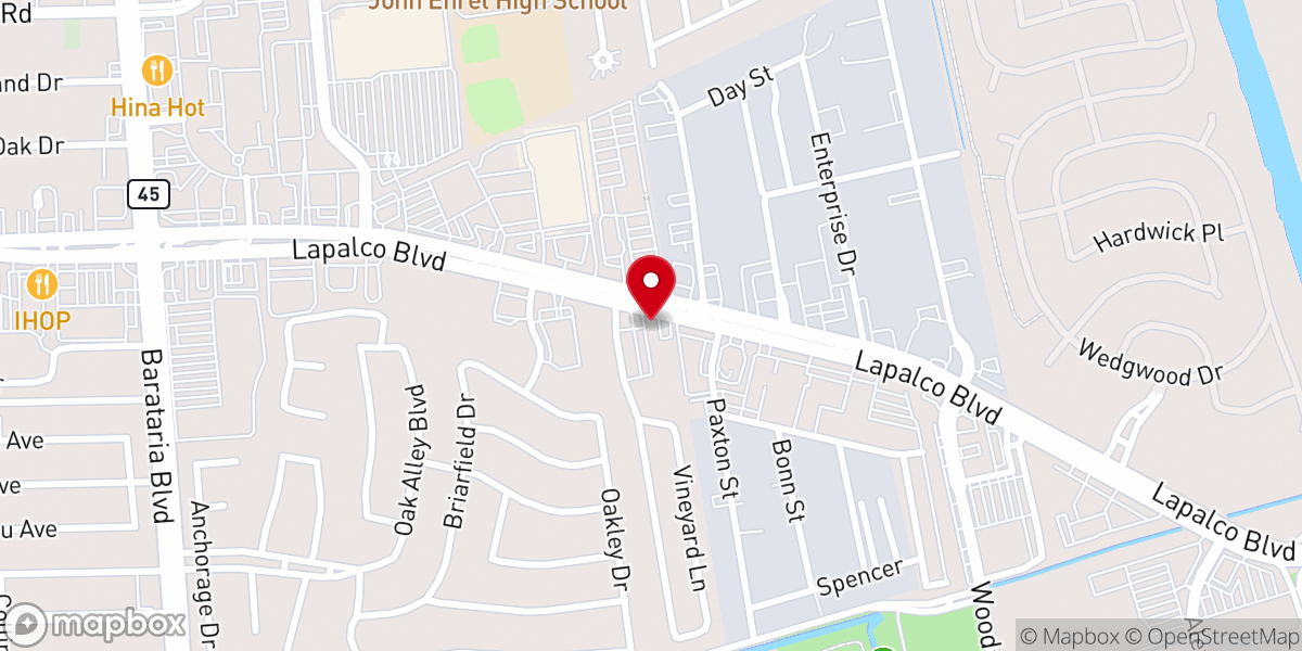Map showing location of Firehouse Family Ministries