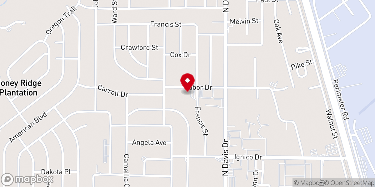 Map showing location of Evergreen Family Fellowship