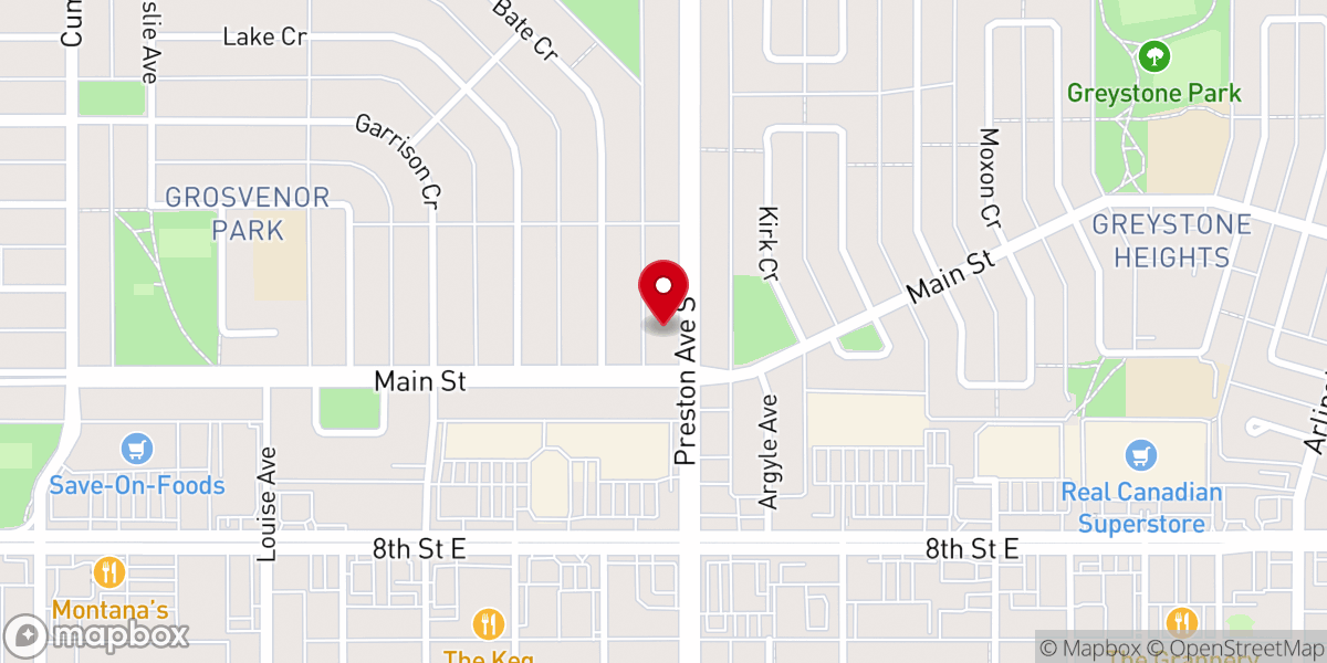 Map showing location of Redeemer Lutheran Church