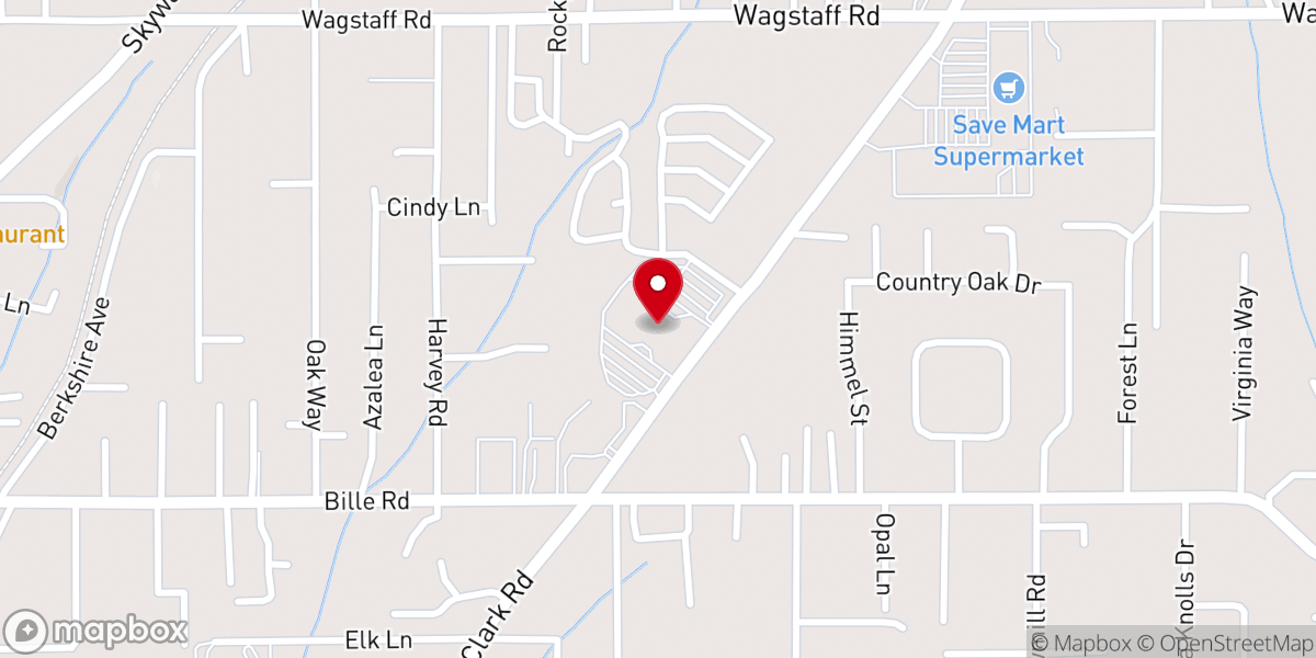 Map showing location of Paradise Alliance Church