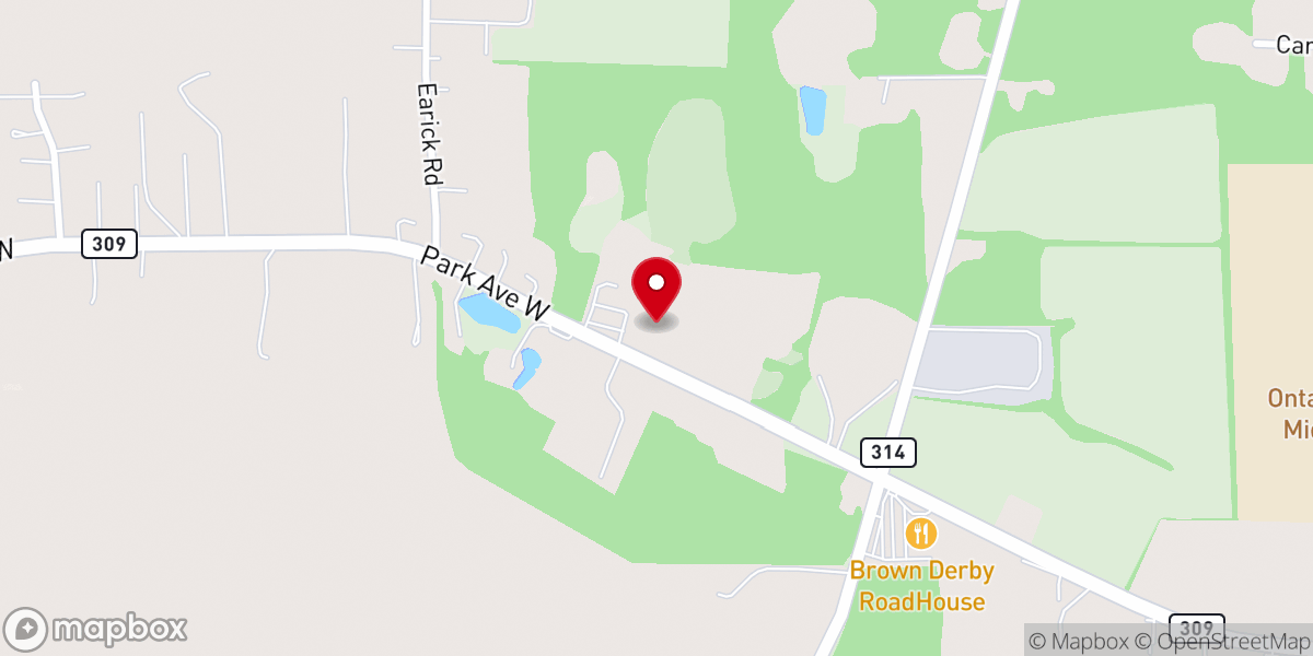 Map showing location of Discover Church