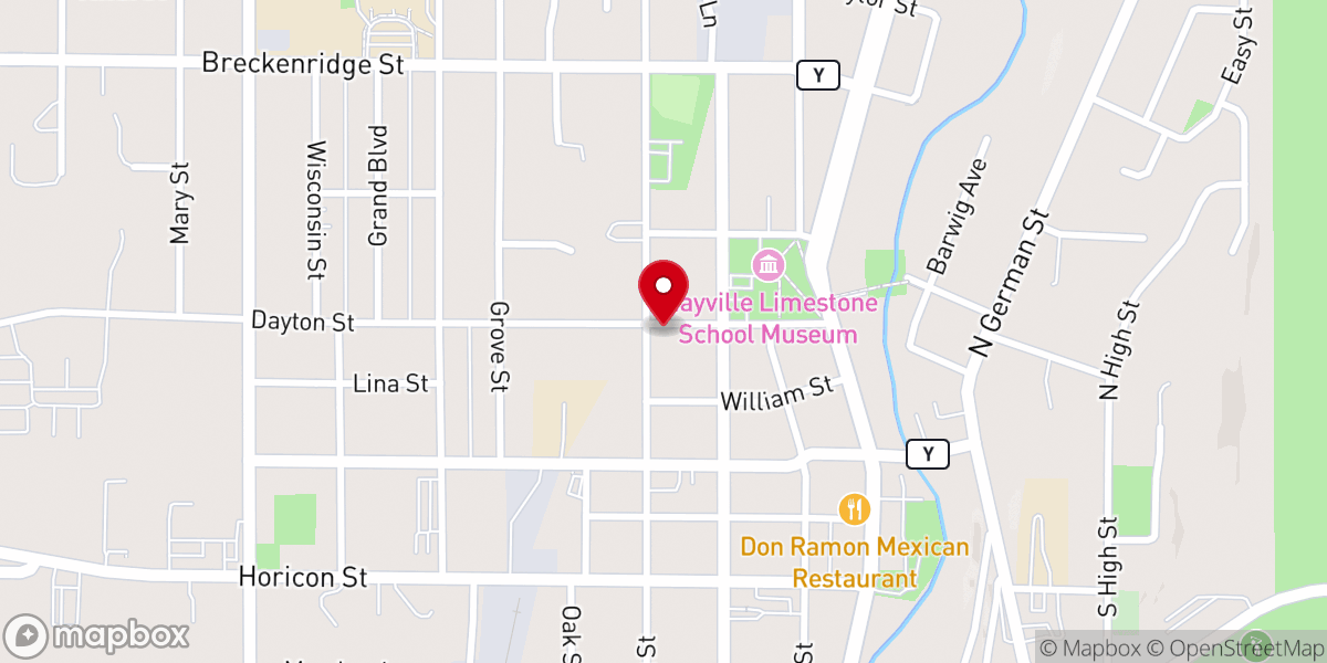 Map showing location of Atwell’s Pub