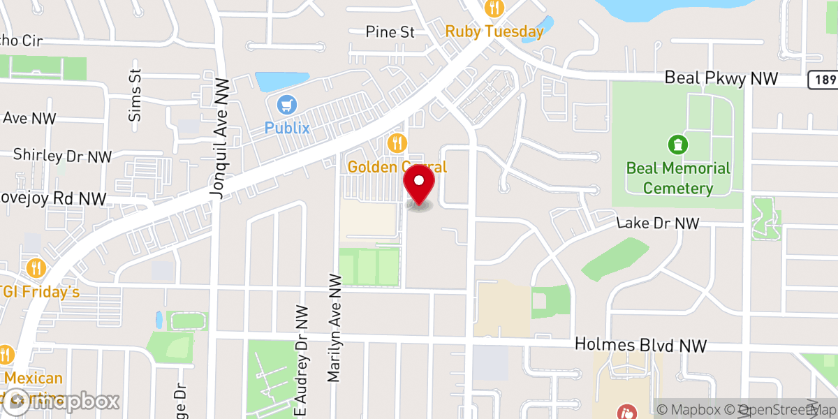 Map showing location of Rivers of Living Waters Church