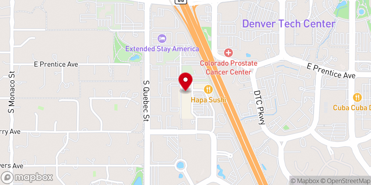 Map showing location of Curtis Ballroom