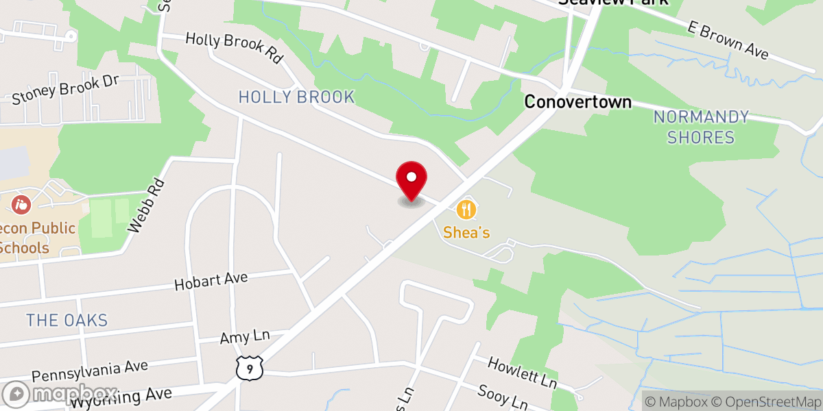 Map showing location of Reformation Lutheran Church