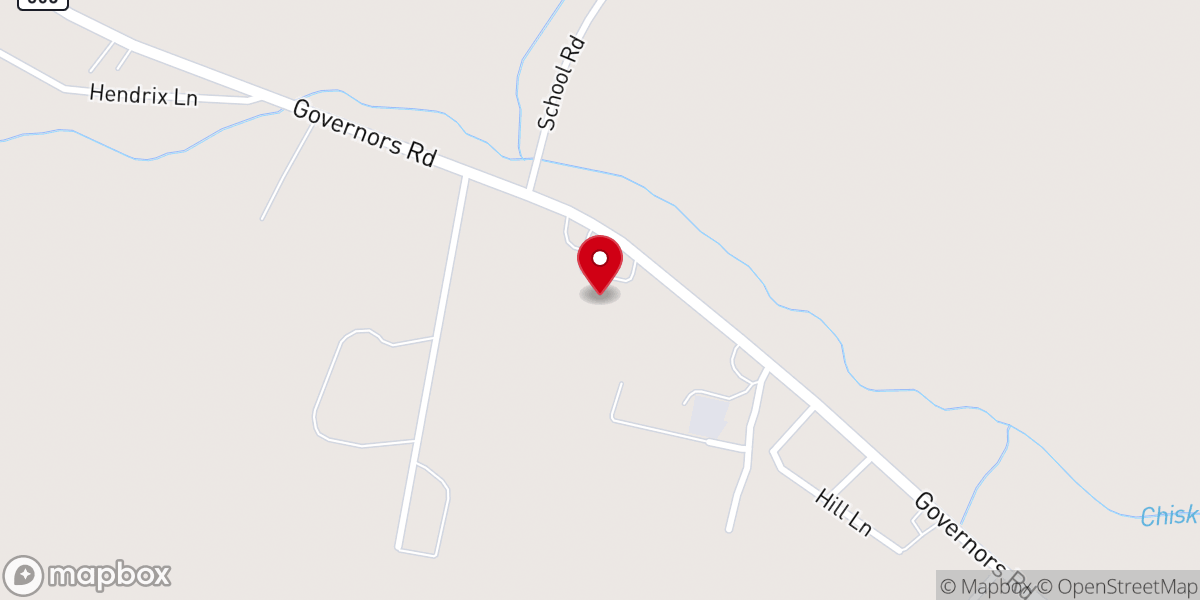 Map showing location of Carolina Rebuilding Ministry
