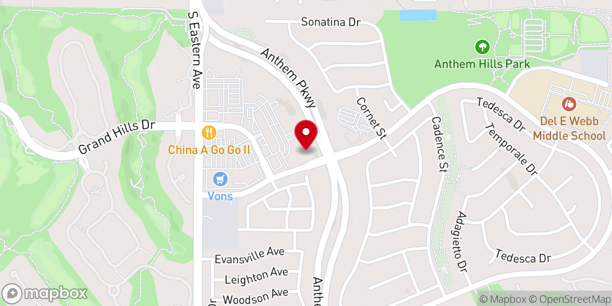 Map showing location of Crossroads Church