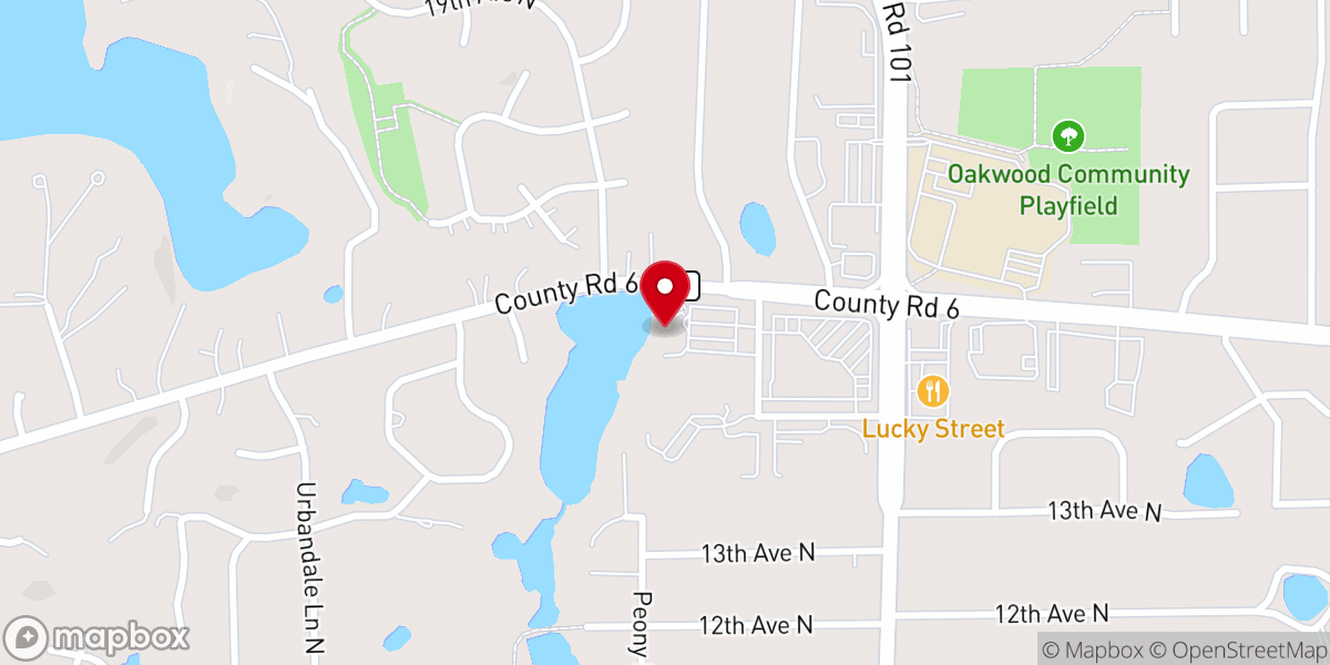 Map showing location of Messiah United Methodist Church