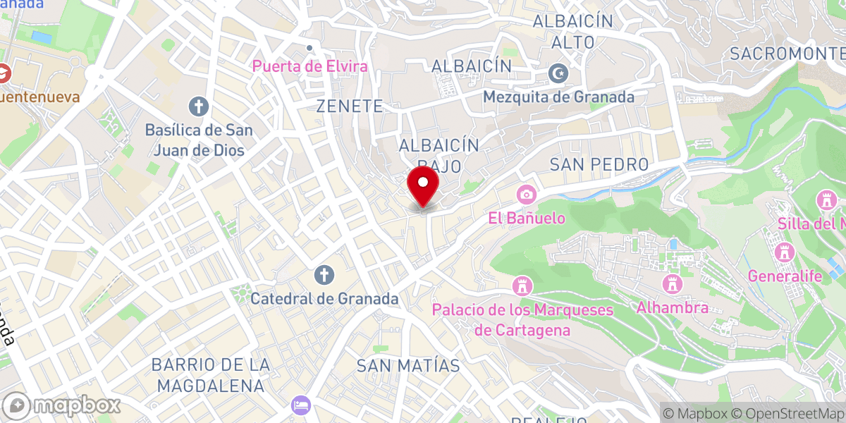 Map showing location of Esclavas del Santísimo y de la Inmaculada