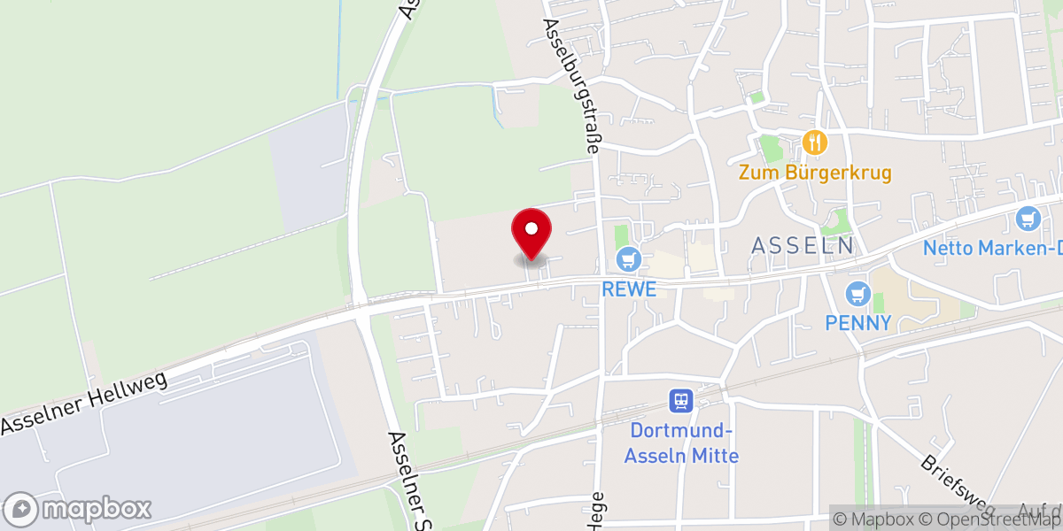 Map showing location of Gemeinde St. Joseph Asseln (Nordost)