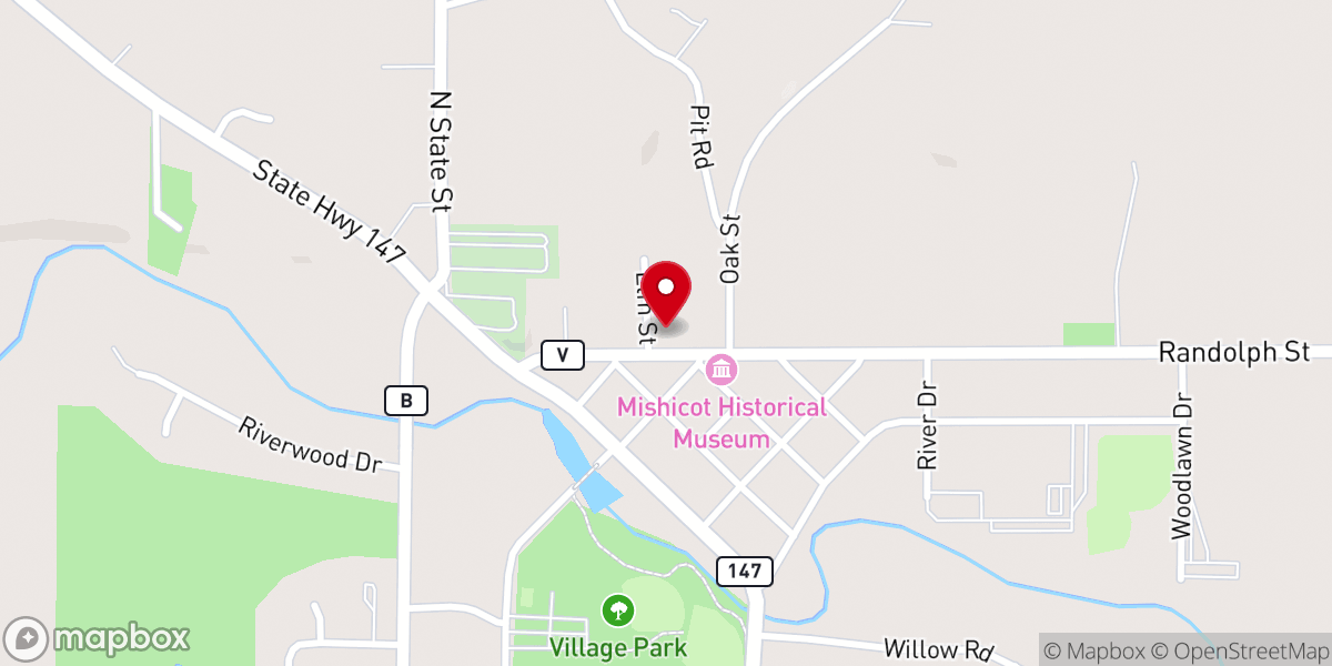 Map showing location of St Peter's Lutheran Church