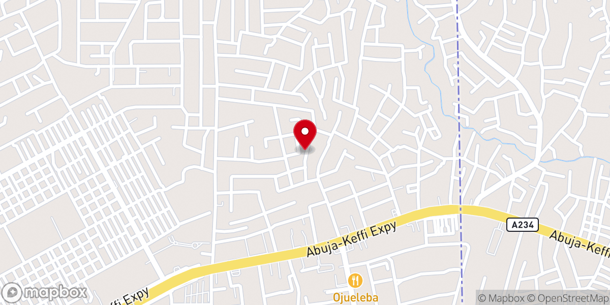 Map showing location of Mountain Of Fire Mararaba Region Hq