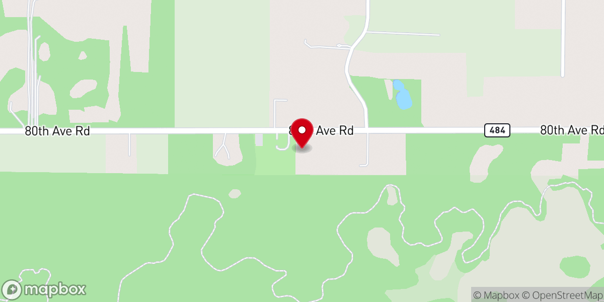Map showing location of Living Water Wesleyan Church