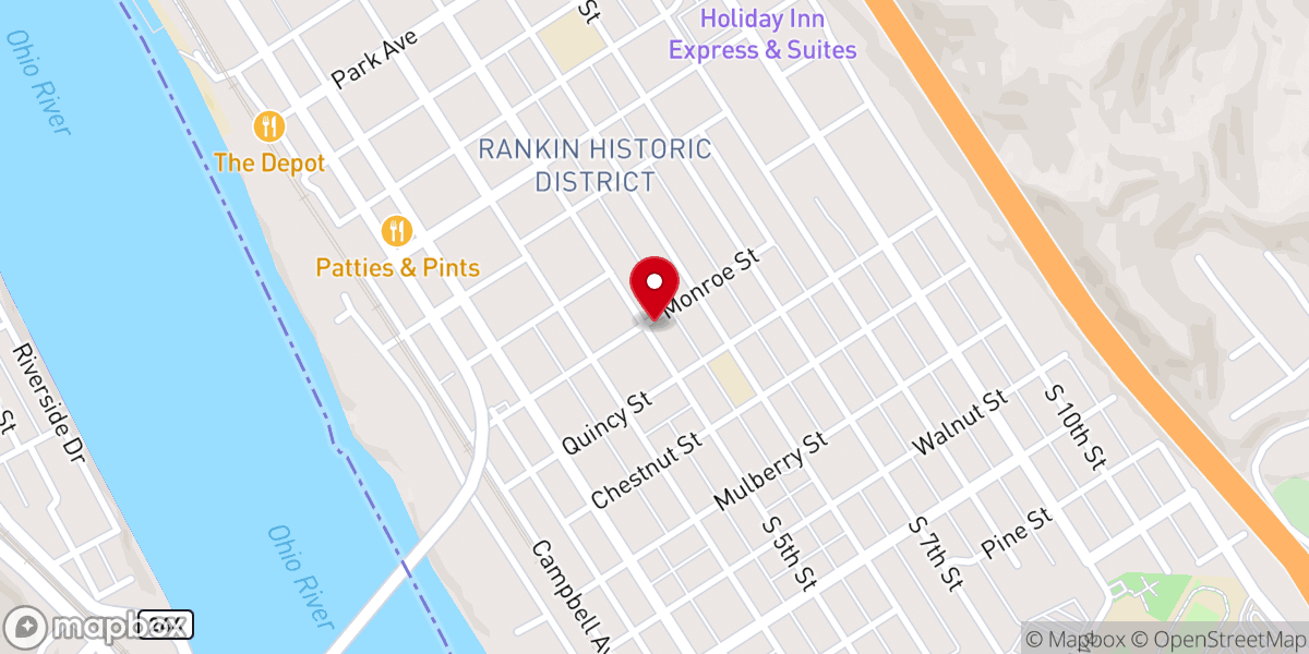 Map showing location of Immanuel Church