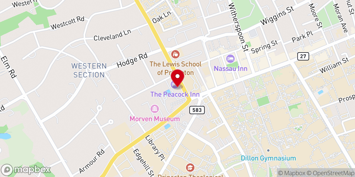 Map showing location of First Church-Christ Scientist
