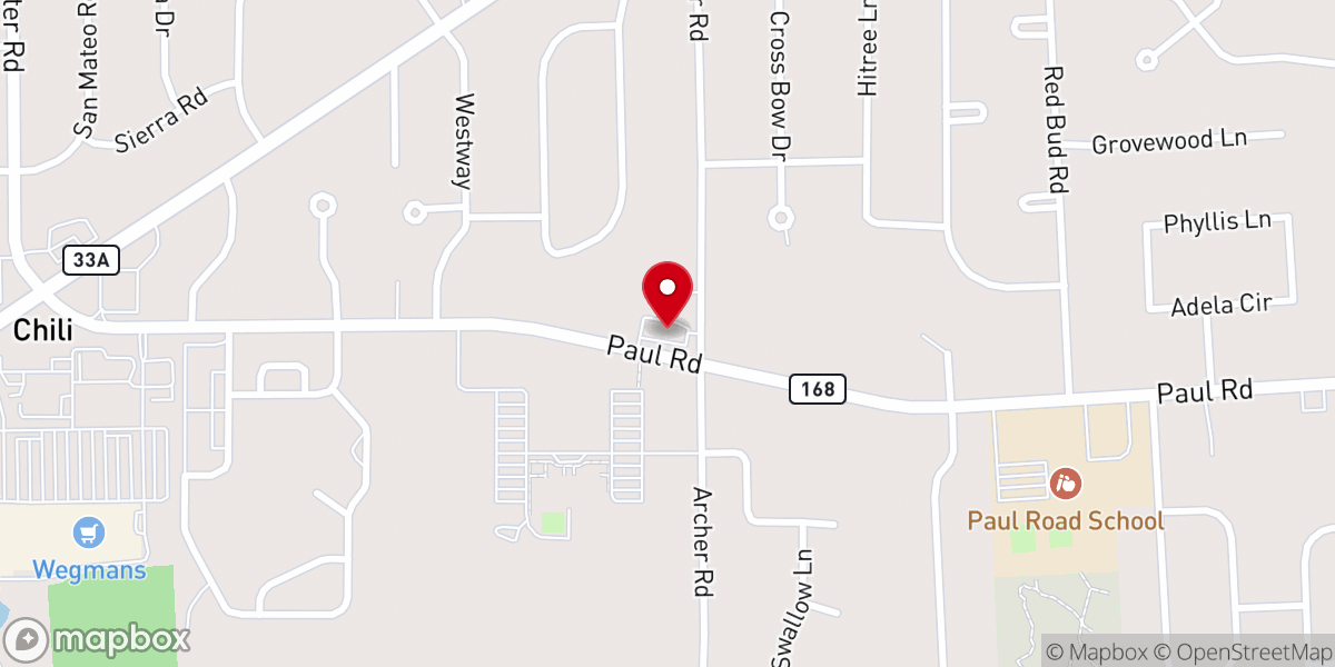 Map showing location of The Father's House Prayer Chapel