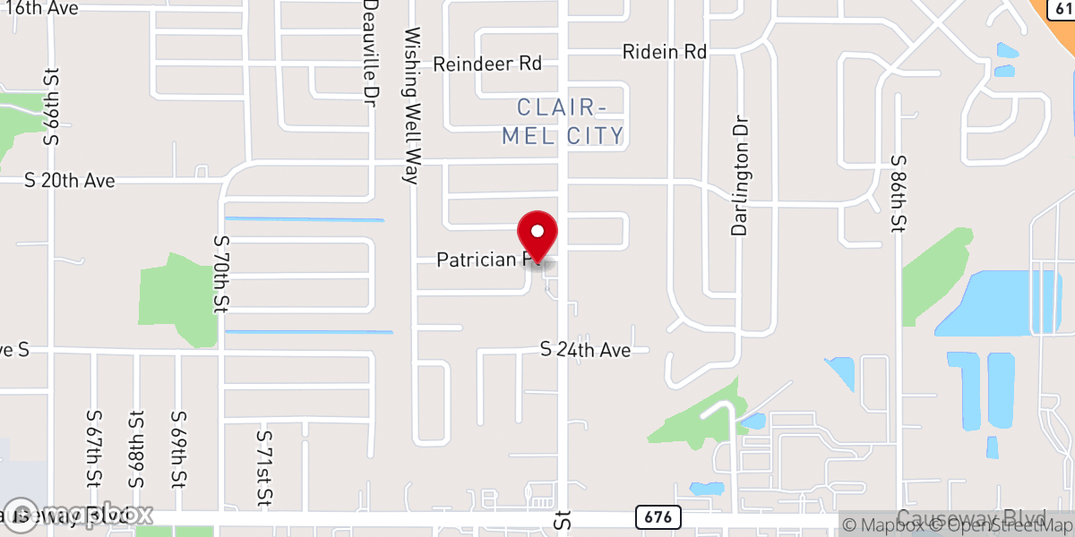 Map showing location of Iglesia El Bethel