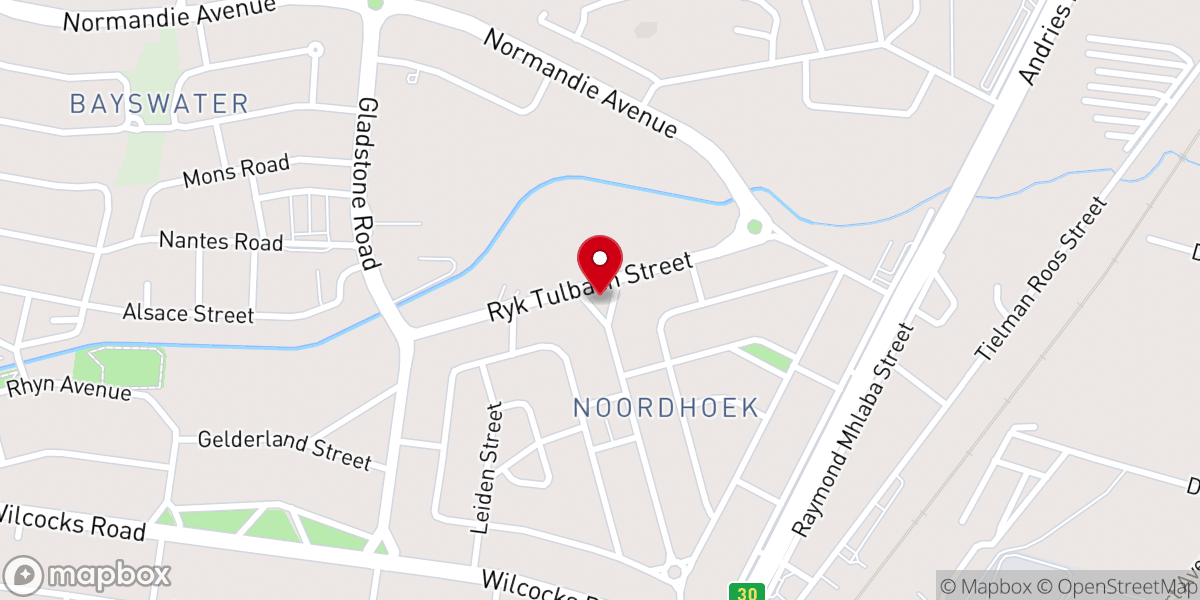 Map showing location of Love One Another Ministries