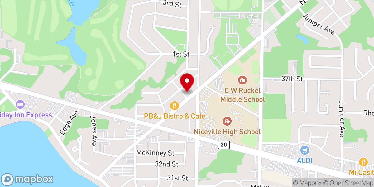 Map showing location of New Life Christian Ministries