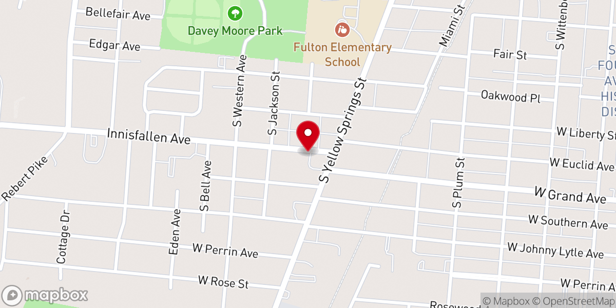 Map showing location of Mt.Calvary Fbh Church