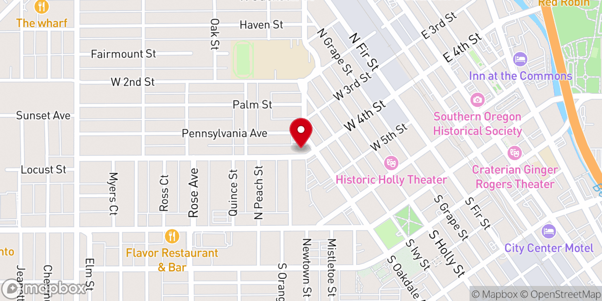 Map showing location of Family Christian Ministry