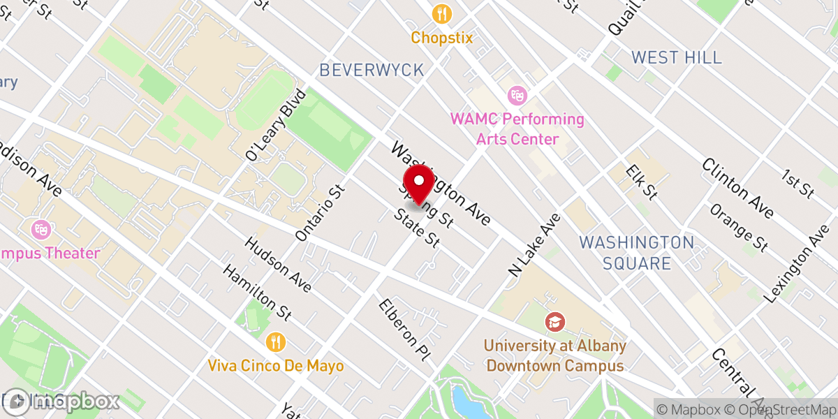 Map showing location of Morning Star Missionary Baptist Church