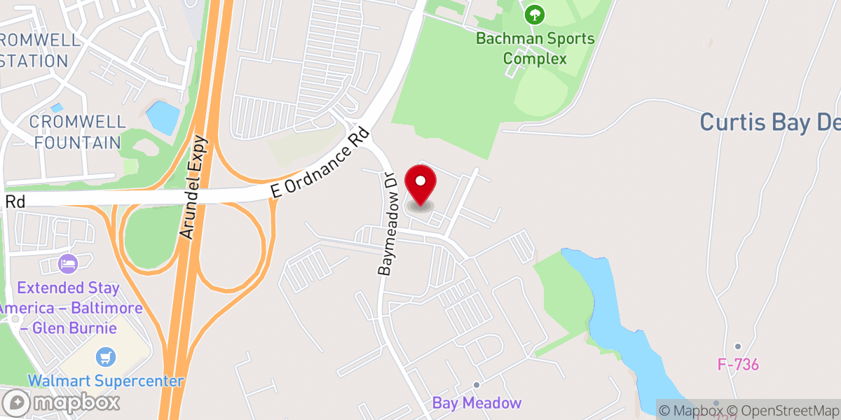 Map showing location of Lighthouse Church