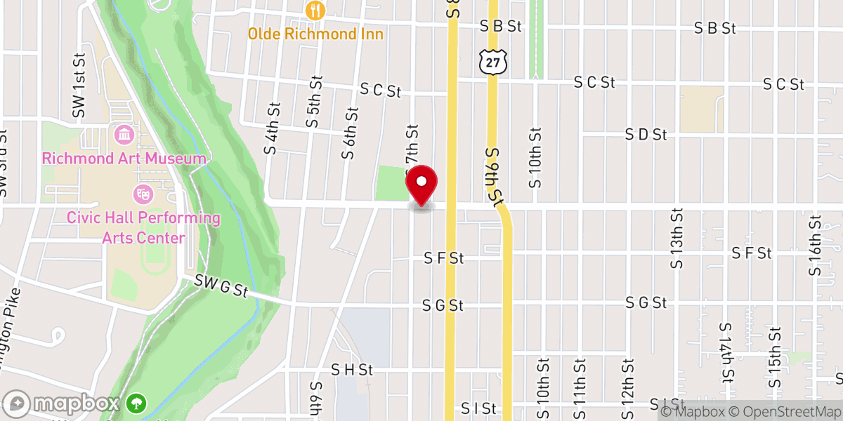 Map showing location of LifeSpring Church South