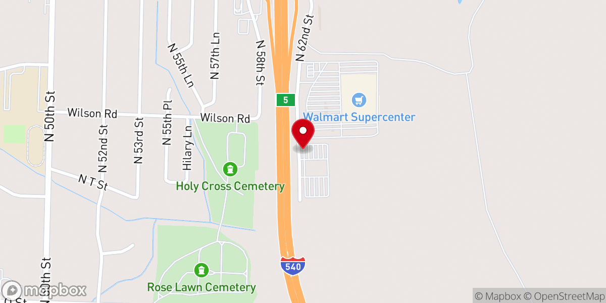 Map showing location of Life.Church Fort Smith