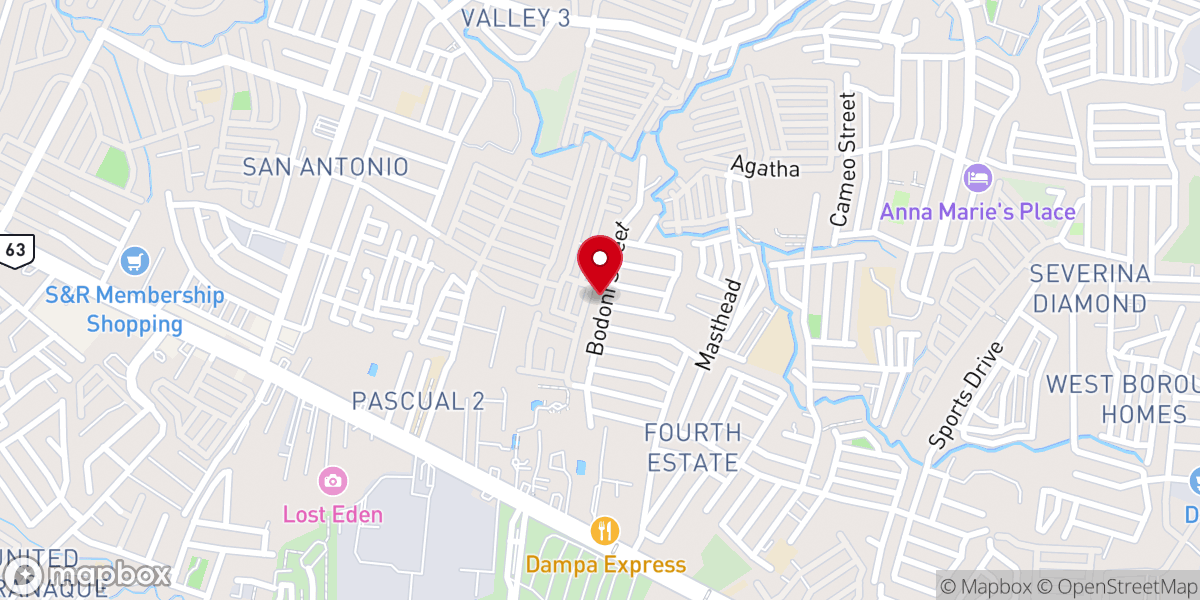 Map showing location of Pentecostal Missionary Church of Christ Sucat