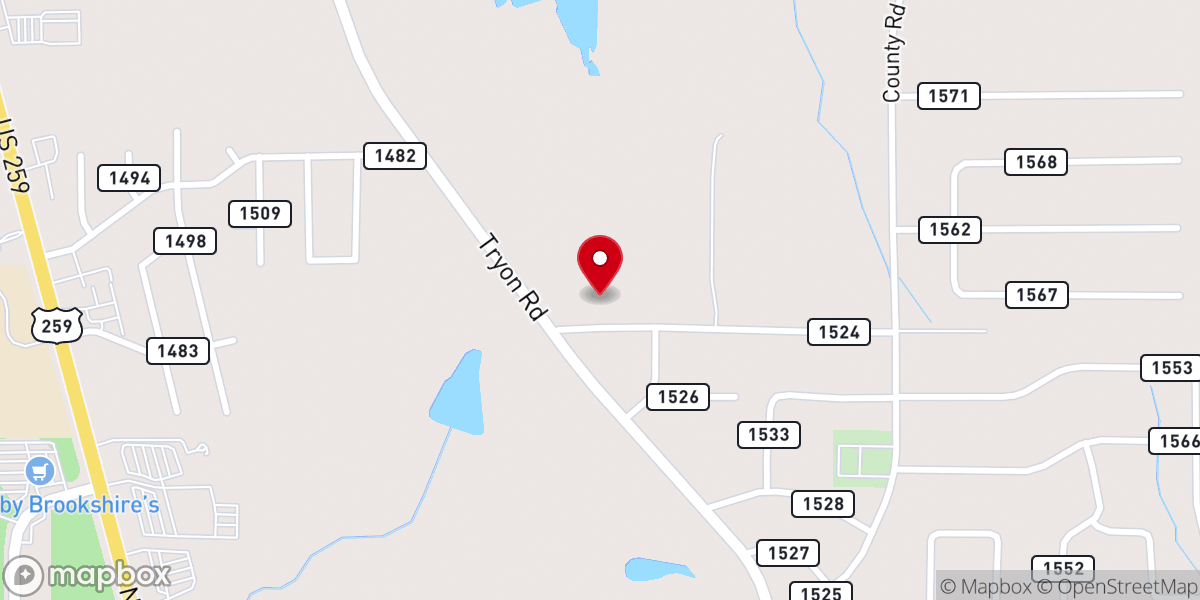 Map showing location of Alpine Presbyterian Church