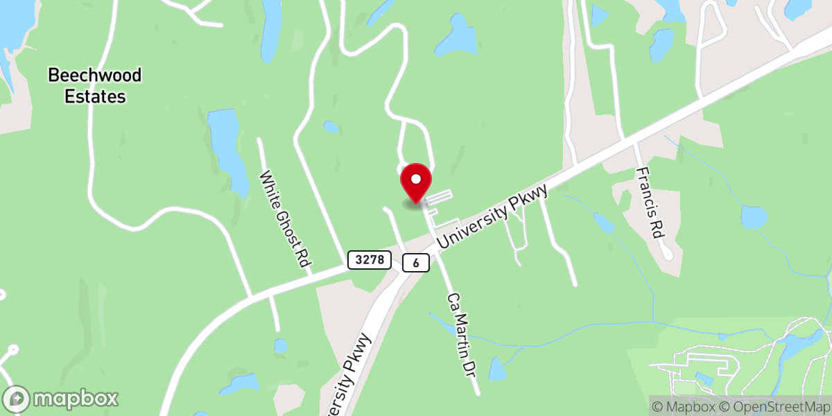 Map showing location of District Eight Missions Office