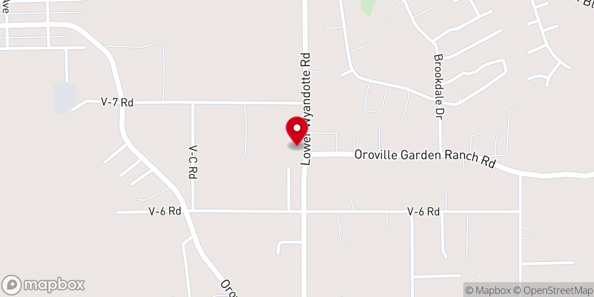 Map showing location of New Home Missionary Baptist