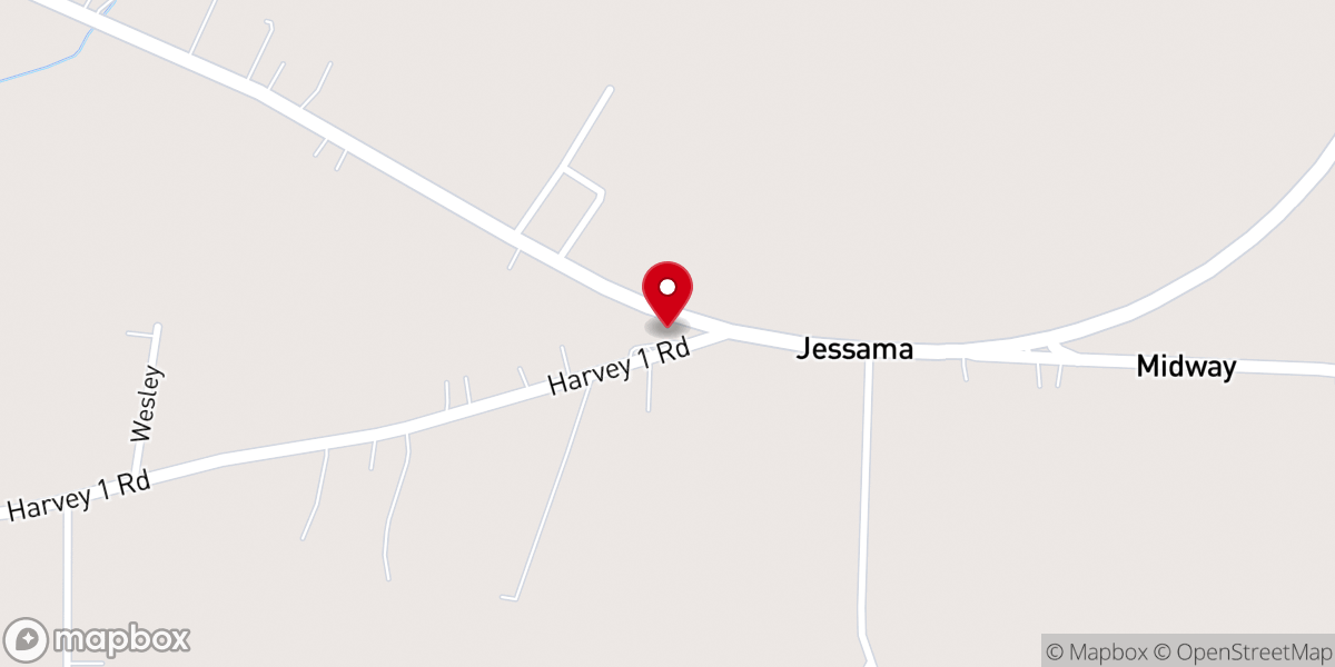 Map showing location of Woodard's Pond Church-Christ