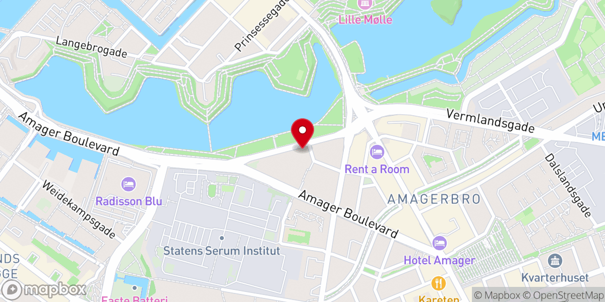 Map showing location of Sjømannskirken Kong Haakons Kirke